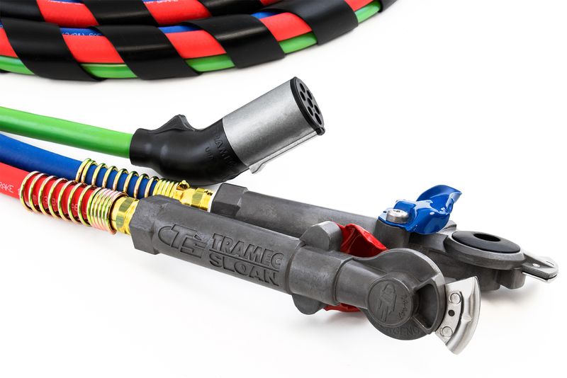 3-in-1 Wrap with Red & Blue Hose, 12', MAXXGrips, Sonogrip ABS with Straight & Angled Ends